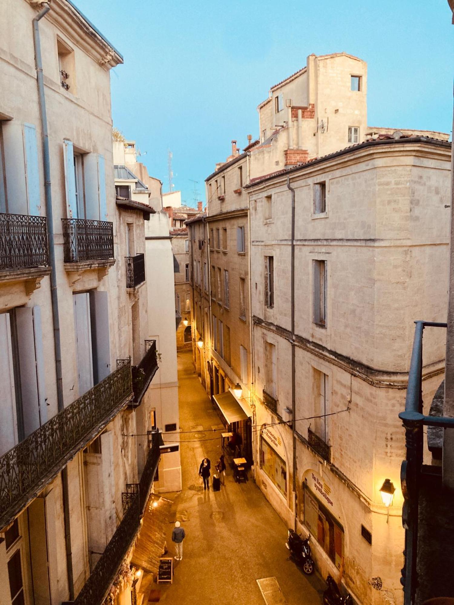 Grand studio meublé et équipé plein centre Montpellier Exterior foto